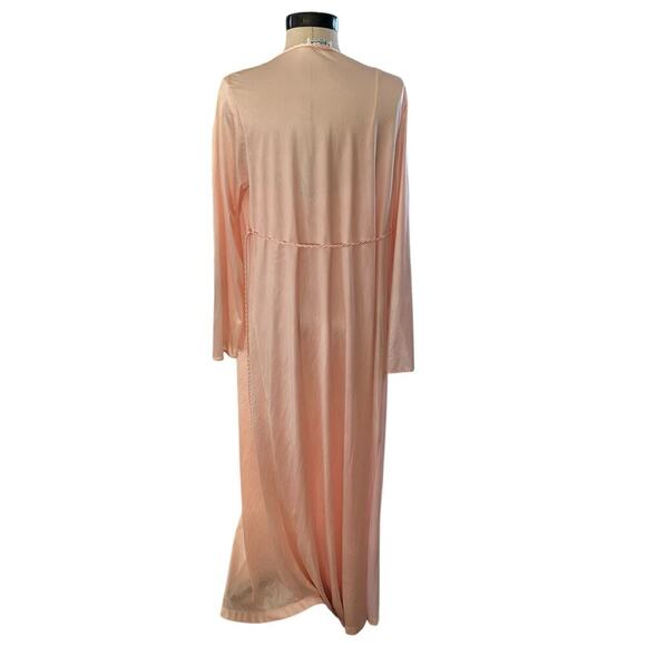 Vintage Gilead Women's Pink peach Robe and Gown Dress lingerie Size Medium - Picture 3 of 11